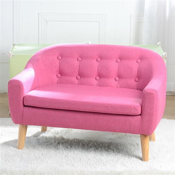 child sofa pink