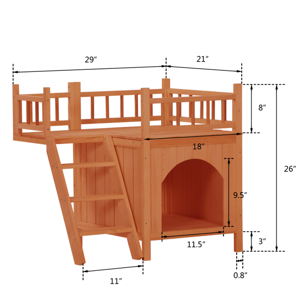 pet house dimensions