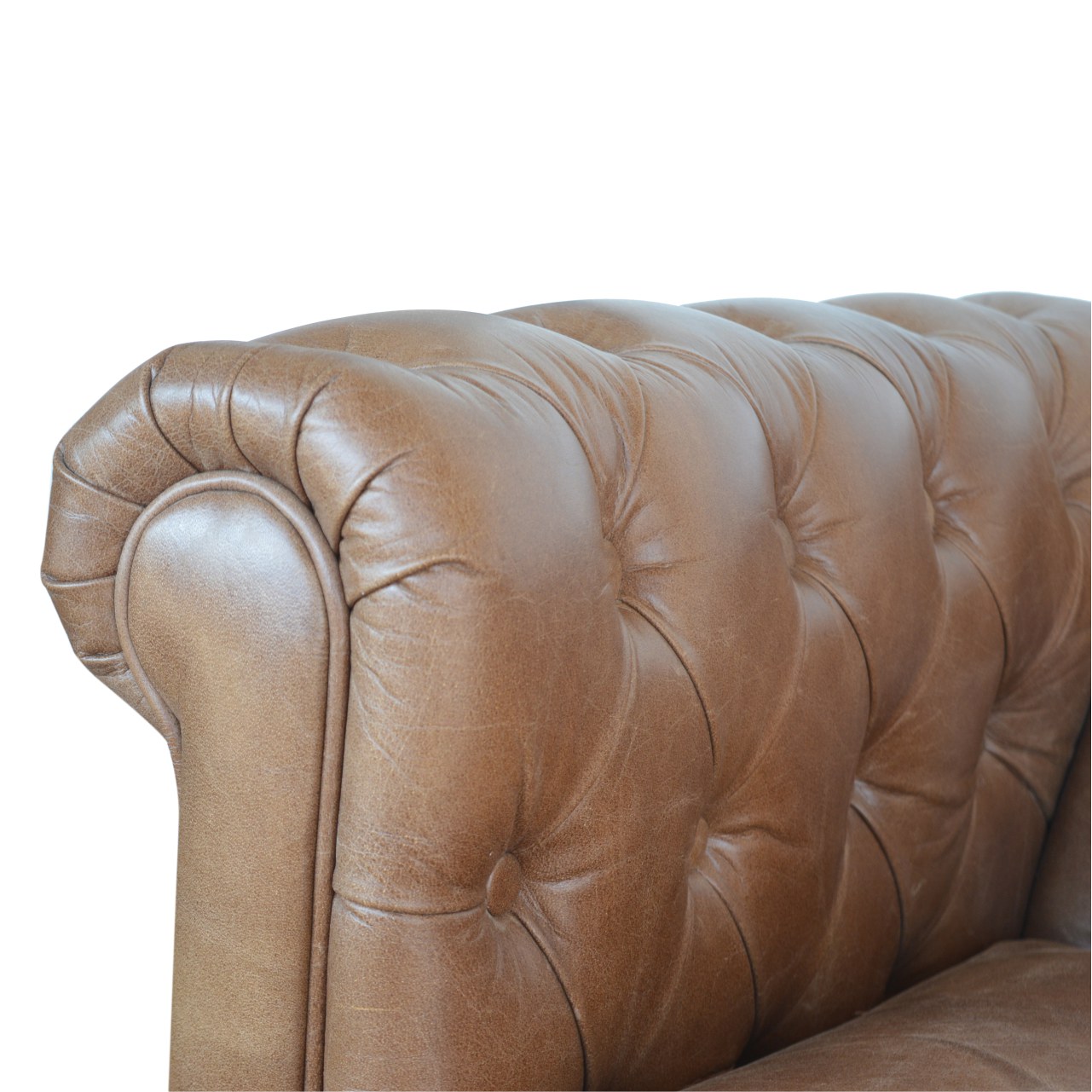 BROWN CHESTERFIELD